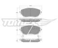 TOMEX Brakes Sada brzdovch destiek ‐ TMX TX 19-63