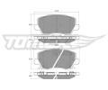 TOMEX Brakes Sada brzdovch destiek ‐ TMX TX 19-75