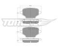 Sada brzdovch destiek TOMEX Brakes ‐ TMX TX 19-92