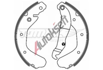 TOMEX Brakes Sada brzdovch elist TMX TX 20-15, TX 20-15