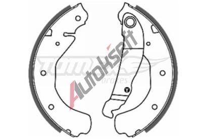 TOMEX Brakes Sada brzdovch elist TMX TX 20-16, TX 20-16