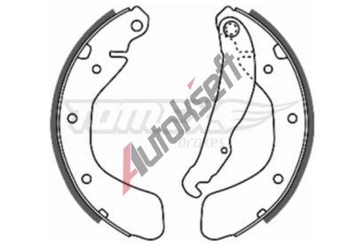 TOMEX Brakes Sada brzdovch elist TMX TX 20-17, TX 20-17