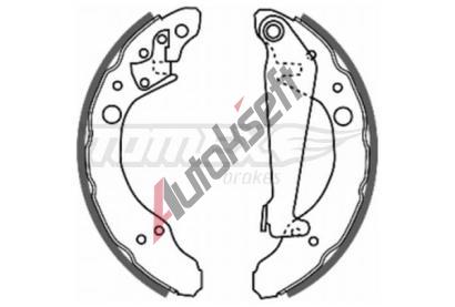 TOMEX Brakes Sada brzdovch elist TMX TX 20-24, TX 20-24
