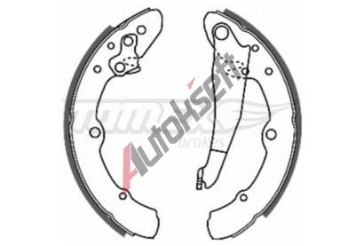TOMEX Brakes Sada brzdovch elist TMX TX 20-25, TX 20-25