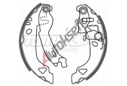TOMEX Brakes Sada brzdovch elist TMX TX 20-28, TX 20-28