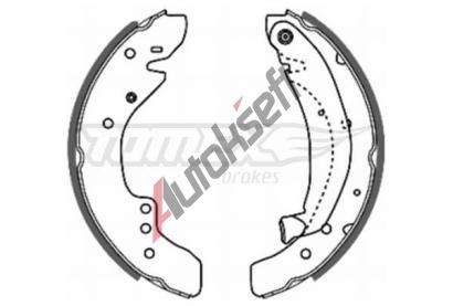TOMEX Brakes Sada brzdových čelistí TMX TX 20-29, TX 20-29 TOMEX Brakes Sada brzdových čelistí TMX TX 20-29, TX 20-29