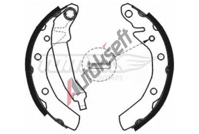 TOMEX Brakes Sada brzdovch elist TMX TX 20-31, TX 20-31