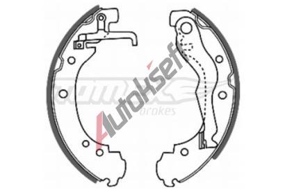 TOMEX Brakes Sada brzdovch elist TMX TX 20-47, TX 20-47