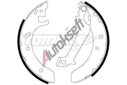 TOMEX Brakes Sada brzdovch elist TMX TX 20-51, TX 20-51
