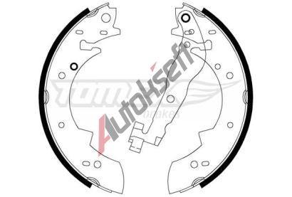 TOMEX Brakes Sada brzdovch elist TMX TX 20-62, TX 20-62