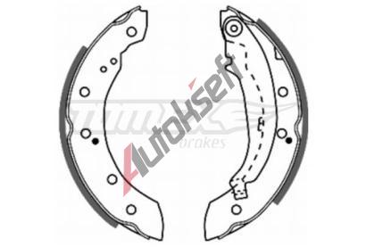 TOMEX Brakes Sada brzdovch elist TMX TX 20-72, TX 20-72