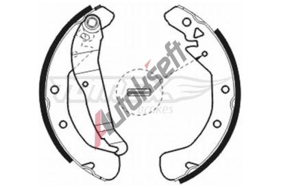 TOMEX Brakes Sada brzdovch elist TMX TX 20-78, TX 20-78
