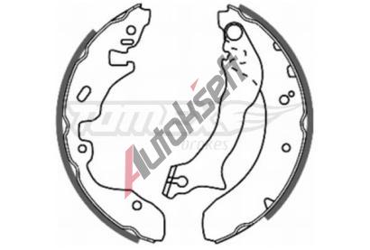 TOMEX Brakes Sada brzdovch elist TMX TX 20-84, TX 20-84