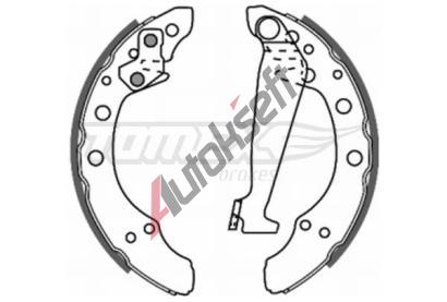 TOMEX Brakes Sada brzdovch elist TMX TX 20-86, TX 20-86