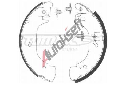 TOMEX Brakes Sada brzdovch elist TMX TX 20-89, TX 20-89