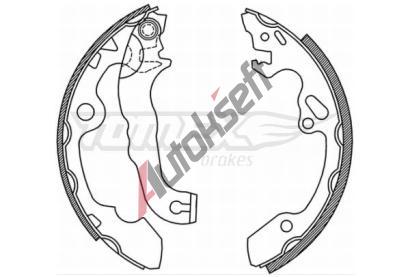 TOMEX Brakes Sada brzdovch elist TMX TX 20-92, TX 20-92