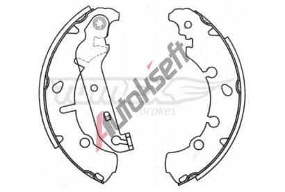TOMEX Brakes Sada brzdovch elist TMX TX 20-93, TX 20-93