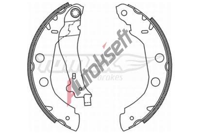 TOMEX Brakes Sada brzdovch elist TMX TX 21-01, TX 21-01