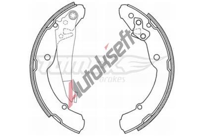 TOMEX Brakes Sada brzdovch elist TMX TX 21-04, TX 21-04