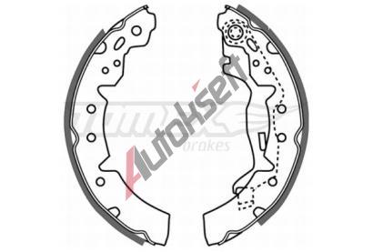 TOMEX Brakes Sada brzdovch elist TMX TX 21-06, TX 21-06