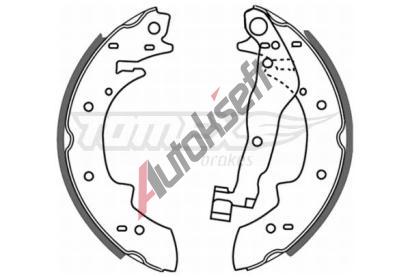 TOMEX Brakes Sada brzdovch elist TMX TX 21-22, TX 21-22