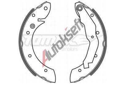 TOMEX Brakes Sada brzdovch elist TMX TX 21-33, TX 21-33