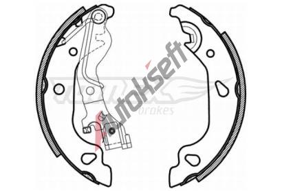 TOMEX Brakes Sada brzdovch elist TMX TX 21-59, TX 21-59
