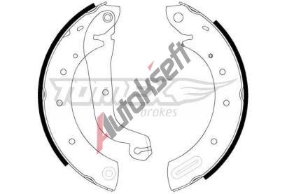 TOMEX Brakes Sada brzdovch elist TMX TX 21-60, TX 21-60