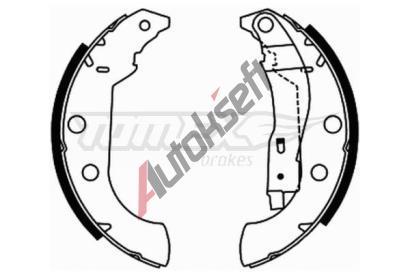 TOMEX Brakes Sada brzdovch elist TMX TX 21-67, TX 21-67