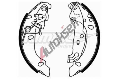 TOMEX Brakes Sada brzdovch elist TMX TX 21-71, TX 21-71