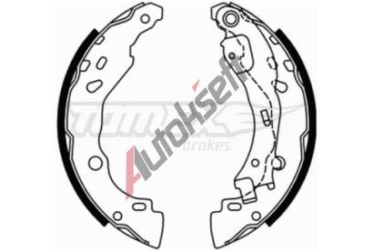 TOMEX Brakes Sada brzdových čelistí TMX TX 21-77, TX 21-77 TOMEX Brakes Sada brzdových čelistí TMX TX 21-77, TX 21-77