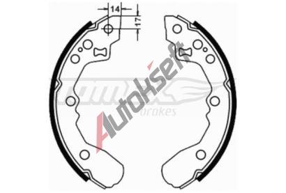 TOMEX Brakes Sada brzdovch elist TMX TX 21-78, TX 21-78