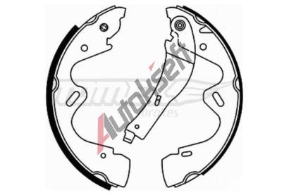 TOMEX Brakes Sada brzdovch elist TMX TX 22-01, TX 22-01