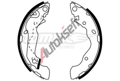TOMEX Brakes Sada brzdovch elist TMX TX 22-05, TX 22-05