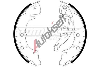 TOMEX Brakes Sada brzdovch elist TMX TX 22-06, TX 22-06