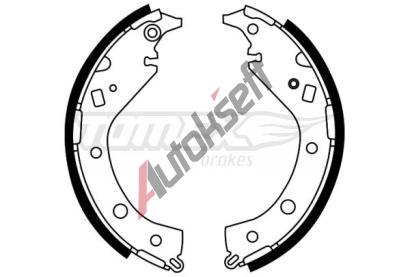 TOMEX Brakes Sada brzdovch elist TMX TX 22-07, TX 22-07