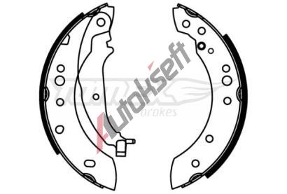 TOMEX Brakes Sada brzdovch elist TMX TX 22-21, TX 22-21