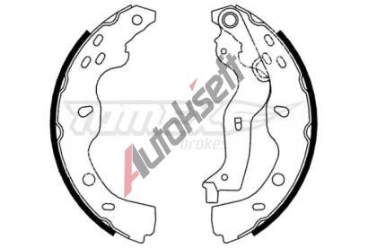 TOMEX Brakes Sada brzdových čelistí TMX TX 22-38, TX 22-38 TOMEX Brakes Sada brzdových čelistí TMX TX 22-38, TX 22-38