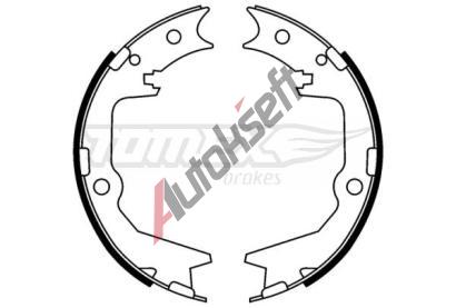 TOMEX Brakes Sada brzdovch elist TMX TX 22-39, TX 22-39