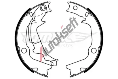 TOMEX Brakes Sada brzdovch elist TMX TX 22-53, TX 22-53