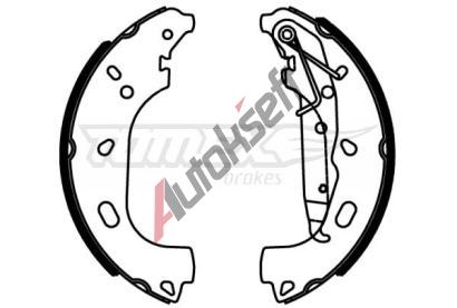 TOMEX Brakes Sada brzdovch elist TMX TX 22-57, TX 22-57