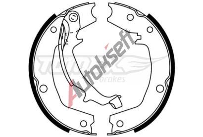 TOMEX Brakes Sada brzdovch elist TMX TX 22-72, TX 22-72