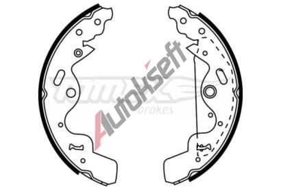 TOMEX Brakes Sada brzdovch elist TMX TX 22-75, TX 22-75