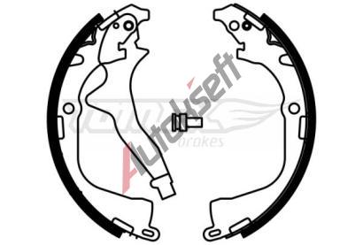 TOMEX Brakes Sada brzdovch elist TMX TX 23-03, TX 23-03