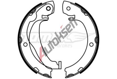 TOMEX Brakes Sada brzdovch elist TMX TX 23-05, TX 23-05