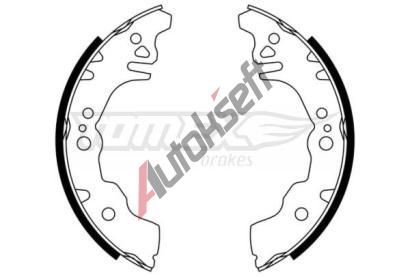 TOMEX Brakes Sada brzdovch elist TMX TX 23-08, TX 23-08