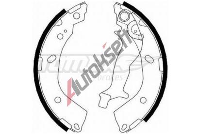 TOMEX Brakes Sada brzdovch elist TMX TX 23-10, TX 23-10