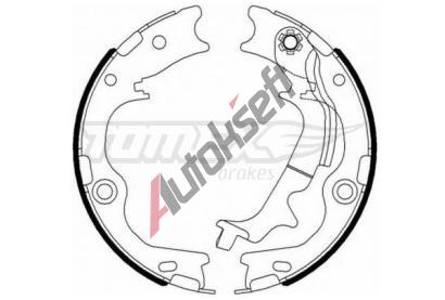 TOMEX Brakes Sada brzdovch elist TMX TX 23-12, TX 23-12