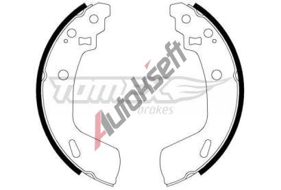 TOMEX Brakes Sada brzdovch elist TMX TX 23-14, TX 23-14