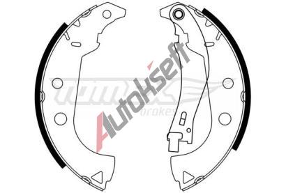 TOMEX Brakes Sada brzdovch elist TMX TX 23-15, TX 23-15